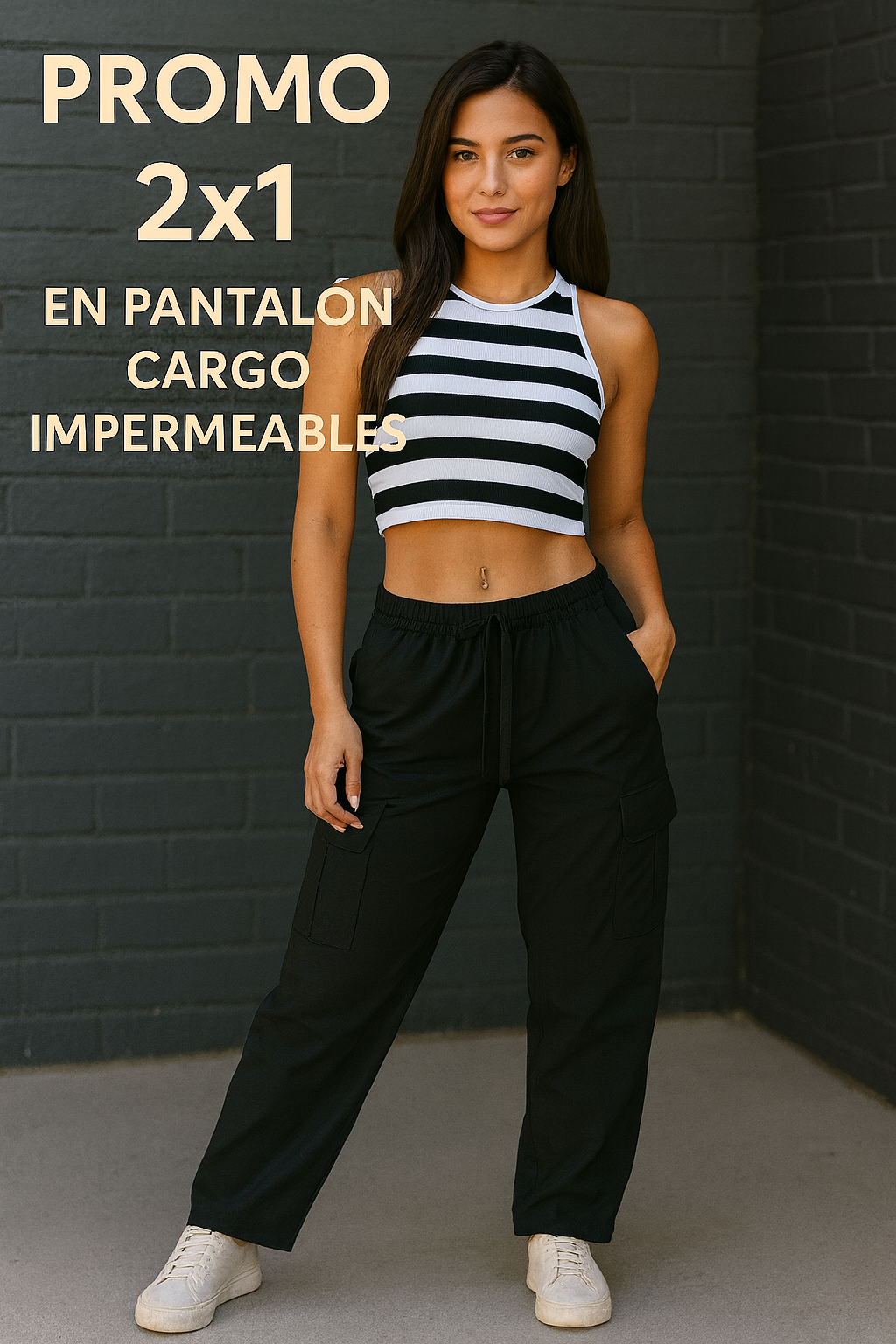 2x1 PANTALÓN CARGO IMPORTADO PREMUIM 2 EN 1 (IMPERMEABLE, DESMONTABLE)