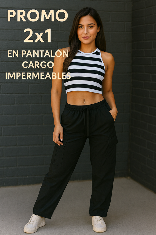2x1 PANTALÓN CARGO IMPORTADO PREMUIM 2 EN 1 (IMPERMEABLE, DESMONTABLE)