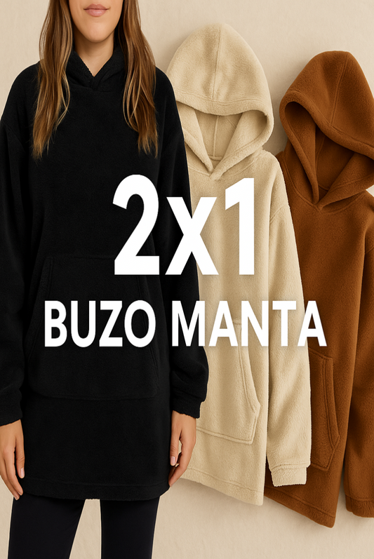2x1 BUZO MANTA